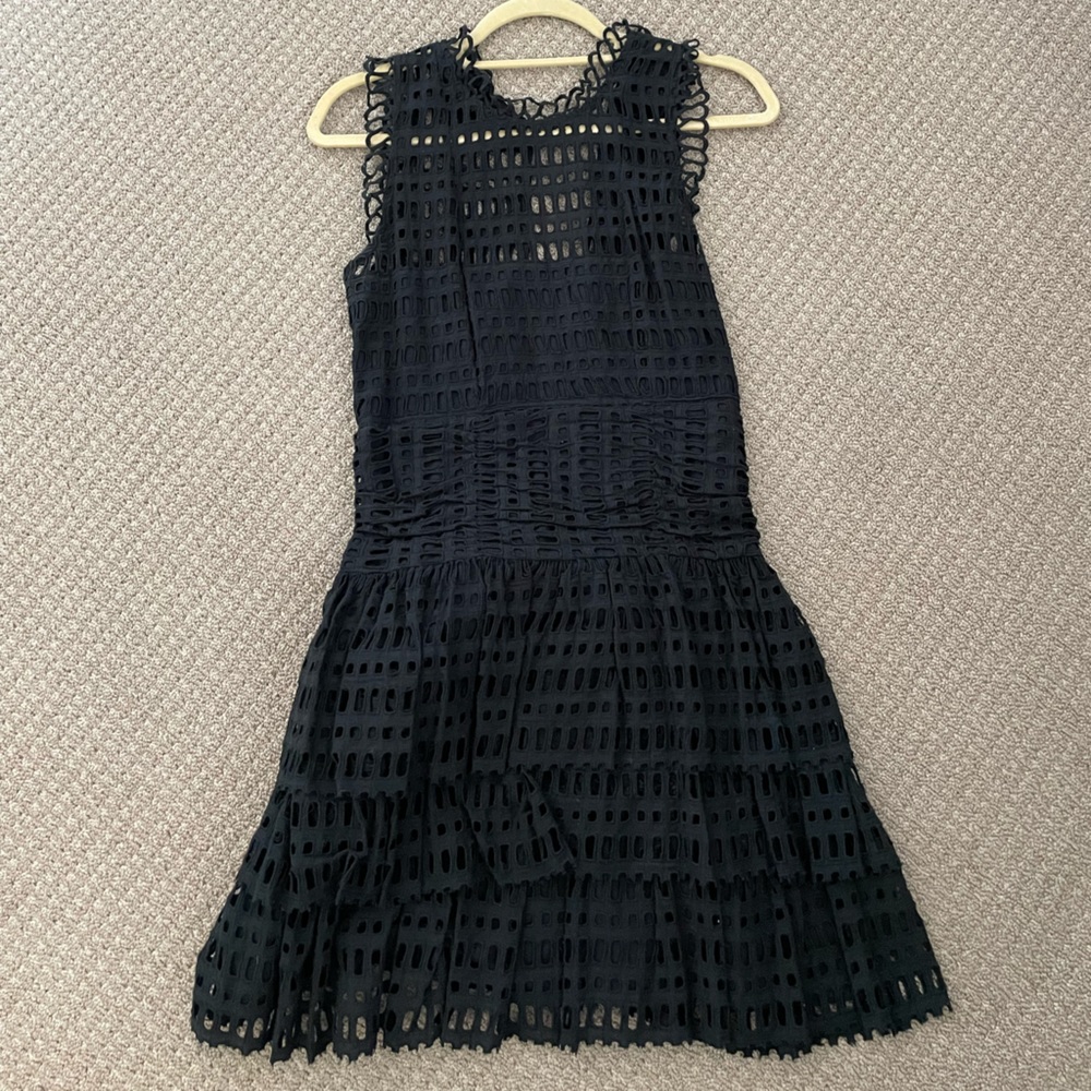 Free People One Black Woven Dress